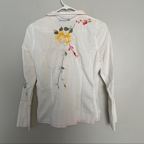 Johnny Was Button embroidered Blouse - Picture 7 of 9